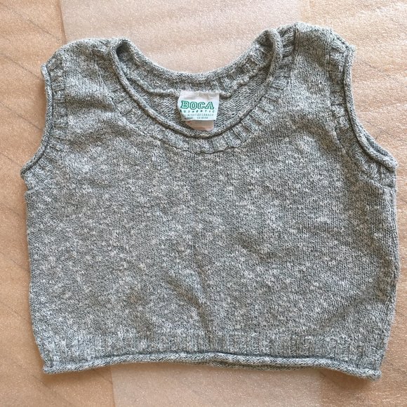 BOCA Crop Sweater Vest - Picture 1 of 3